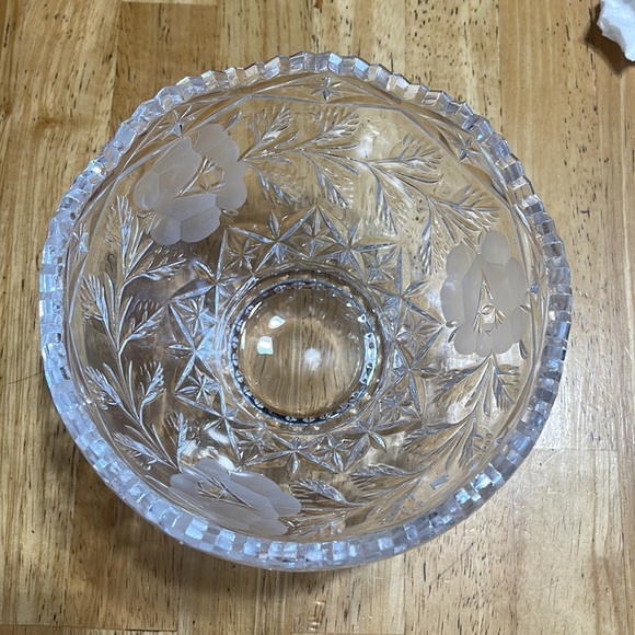 Other Vintage Lead Crystal Zajecar Bowl Poshmark